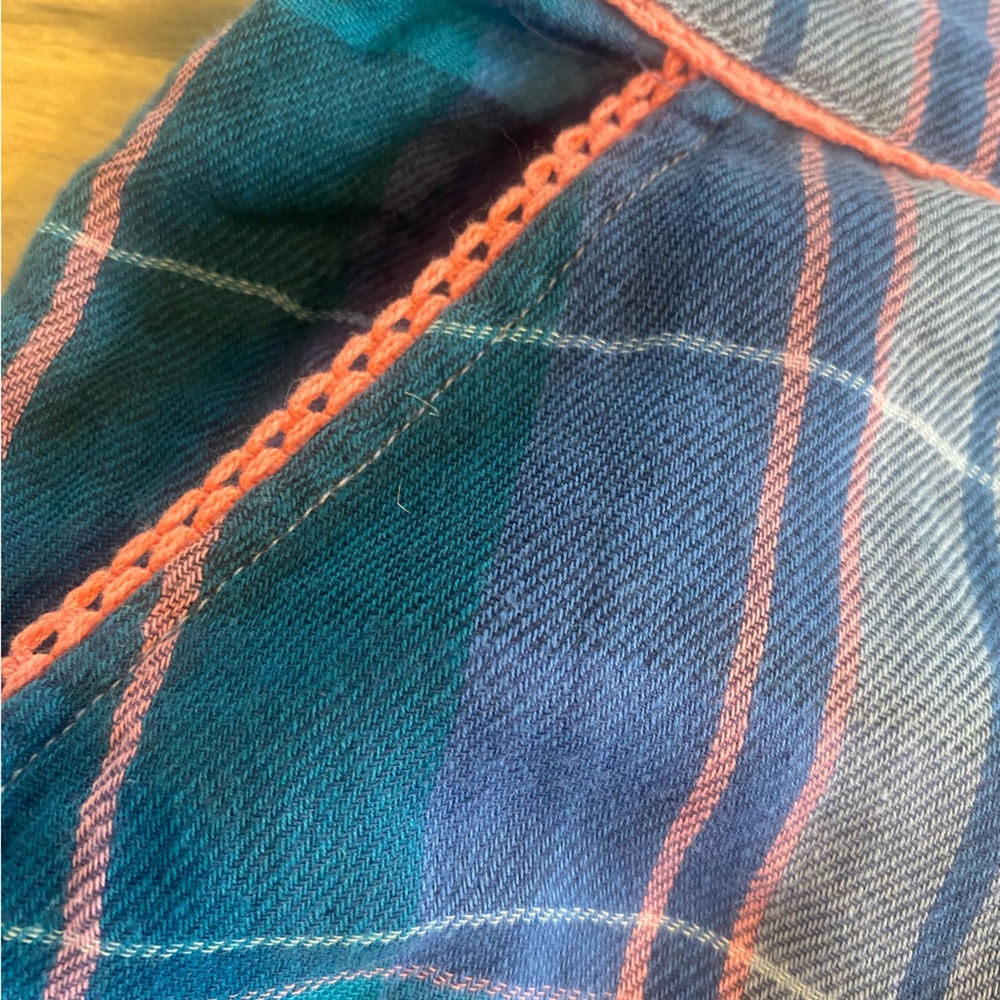 Sundance Light Blue Plaid Lounge‎ Pajama Pants Women’s XS Preloved - Picture 4 of 8
